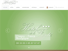 Tablet Screenshot of hotelferte.com